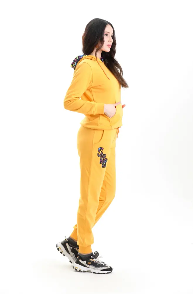 Safran 3 Iplik Şardonsuz Eşofman Takımı