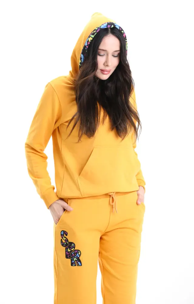 Safran 3 Iplik Şardonsuz Eşofman Takımı