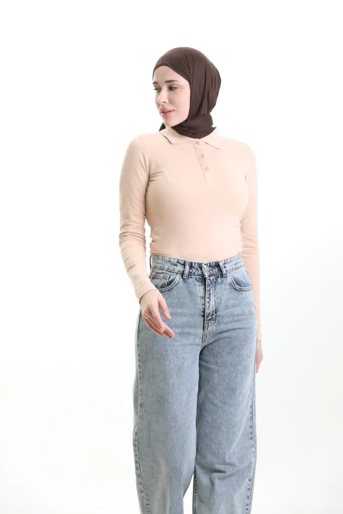 POLO YAKA LİKRALI TŞÖRT